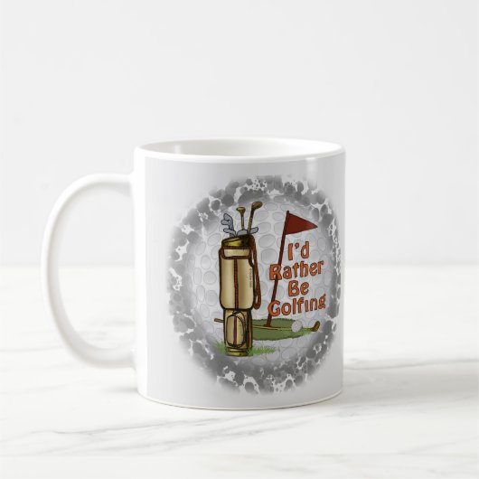 Mug Plutôt jouer au golf (Gauche)
