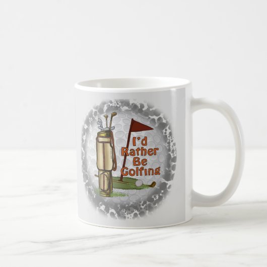 Mug Plutôt jouer au golf (Droite)