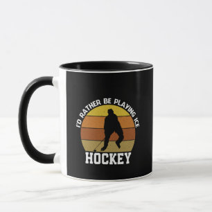 Mug Plutôt Jouer Hockey Sur Glace