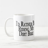 Mug Plutôt monte mon vélo de saleté (Gauche)