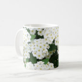 Mug Plutôt Neutre Arbustes De Mer Blanche Florales Par (Devant gauche)