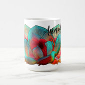 Mug Plutôt nombreuses couleurs fleur magnolia personna (Centre)
