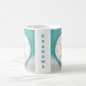 Mug Plutôt Turquoise Plage Personnalisée de Starfish (Centre)