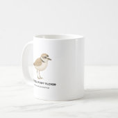 Mug Pluvier siffleur occidental - Oiseaux de Californi (Devant gauche)