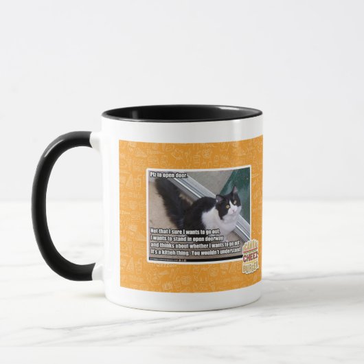 Mug PLZ à la porte ouverte (Gauche)