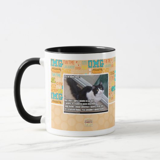 Mug PLZ à la porte ouverte (Gauche)