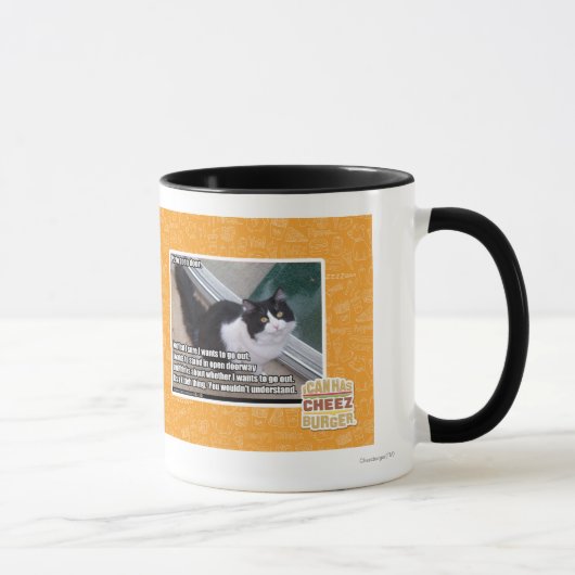Mug PLZ à la porte ouverte (Droite)