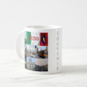Mug PMT012 TURIN, Mosaïque, Piémont, Italie, (Devant gauche)
