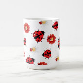 Mug Pneuka rouge mignon point Ladybug fleur été Fille (Centre)