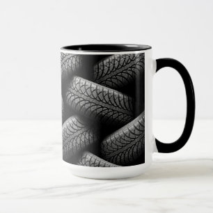 Mug Pneus de voiture noir