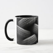 Mug Pneus de voiture noir (Gauche)