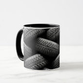 Mug Pneus de voiture noir (Devant gauche)