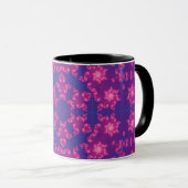 Mug Pneus ronds Mandela roses et violets (Devant droit)
