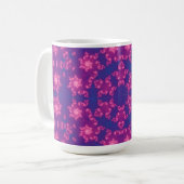 Mug Pneus ronds Mandela roses et violets (Devant gauche)