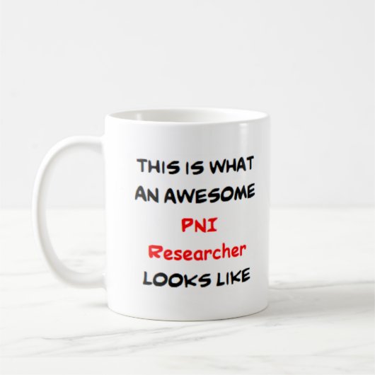 Mug pni chercheur, génial (Gauche)