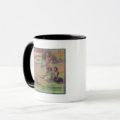 Mug Pocahontas Orange LabelPorterville, CA (Devant gauche)