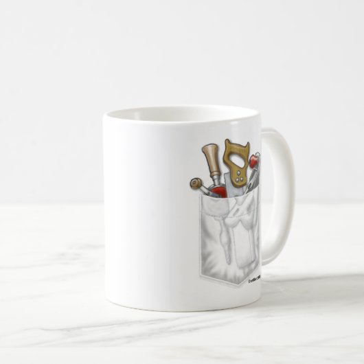 Mug Poche de charpentier (Devant droit)