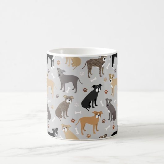 Mug Poches et os Pitbulles (Centre)