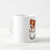Mug Pocket Cute Jack Russell Terrier (Devant gauche)