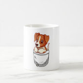 Mug Pocket Cute Jack Russell Terrier (Centre)