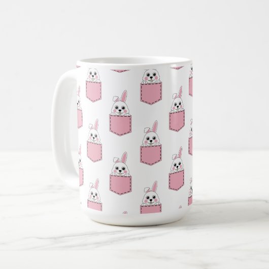 Mug Pocket Pet Bunny Motif (Devant gauche)