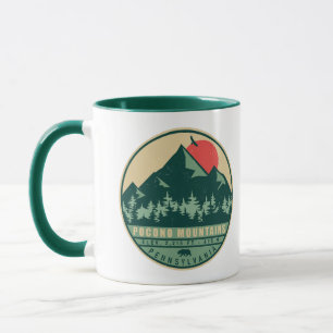 Mug Pocono Mountains Pennsylvanie Randonnée coucher de