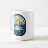 Mug Pocono Mountains Pennsylvanie Souvenirs Vintages (Devant gauche)