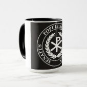 Mug Poculum XP+SPQR (Devant gauche)