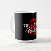 Mug Podcast sur le crime réel observé (Devant gauche)