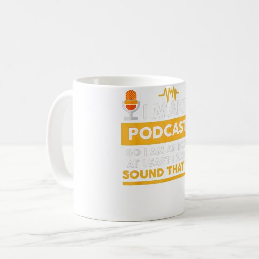 Mug Podcaster Host Expert Je Fabrique Podcaster (Devant gauche)