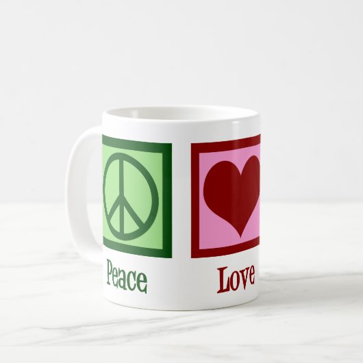Mug Podcasts Peace Love (Devant gauche)