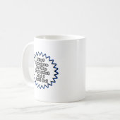 Mug Podiatriste... Parce Que Je L'Ai Dit (Devant gauche)