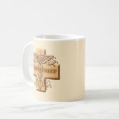 Mug Podologue Croix Caducée (Devant gauche)