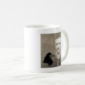 Mug Poe Et L'Art numérique Raven Grunge (Devant droit)