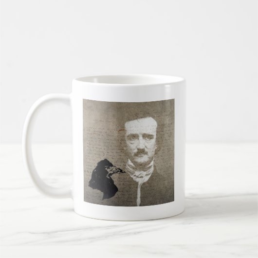 Mug Poe Et L'Art numérique Raven Grunge (Gauche)