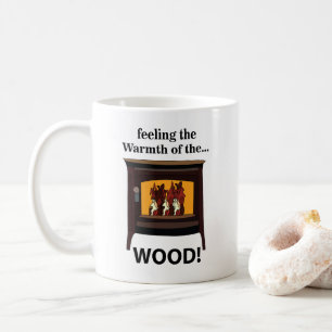 Mug Poêle à Bois Brûleur Bois Chaud