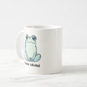 Mug Poêle, Refroidissement, Grenouille à Méditer Zen (Devant gauche)