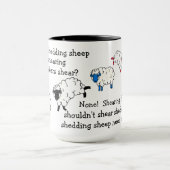 Mug Poème à langue rousse de l'agneau/mouton (Centre)