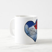 Mug Poème cardinal de coeur (Devant gauche)