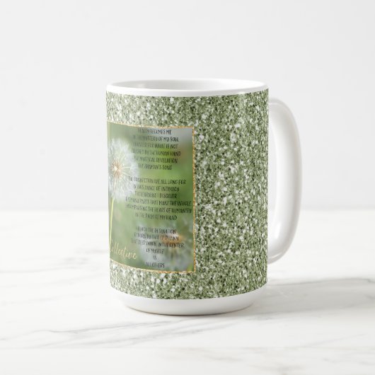 Mug Poème collectif (écrit par moi) (Devant droit)