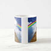 Mug Poème commémoratif de pont en arc-en-ciel pour des (Centre)