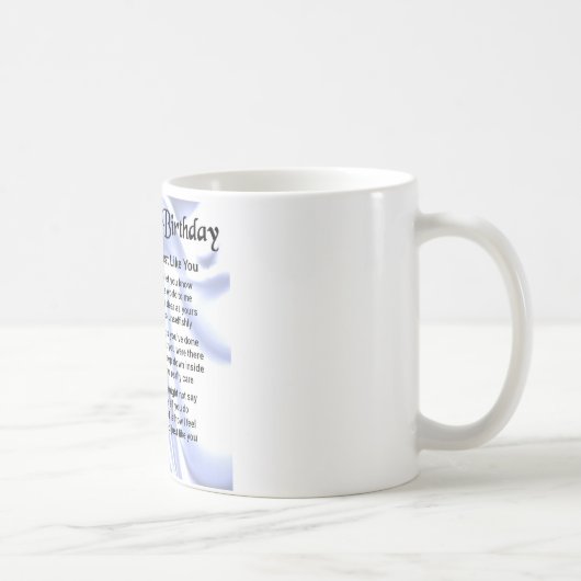 Mug Poème d'ami - soixante-dixième anniversaire (Droite)