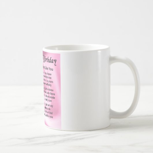 Mug Poème d'ami - soixantième anniversaire (Droite)