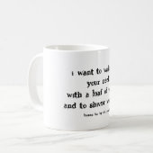 Mug Poème d'amour (Devant gauche)