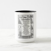 Mug Poème d'appréciation de bibliothécaire (Centre)