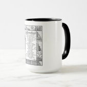 Mug Poème d'appréciation de bibliothécaire (Devant droit)