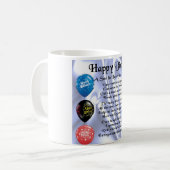 Mug Poème de beau-fils - conception de joyeux (Devant gauche)