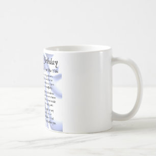 Mug Poème de beau-fils - conception de joyeux
