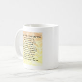 Mug Poème de beau-frère - crème (Devant gauche)