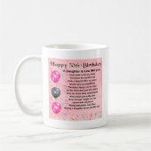 Mug Poème de belle-fille - 30ème anniversaire (Gauche)